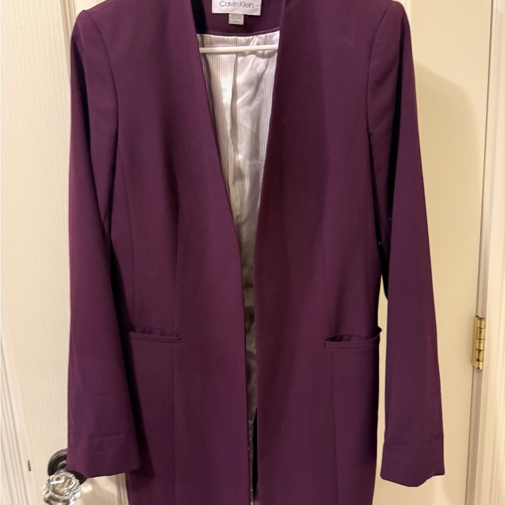 Calvin Klein Women's Purple Jacket